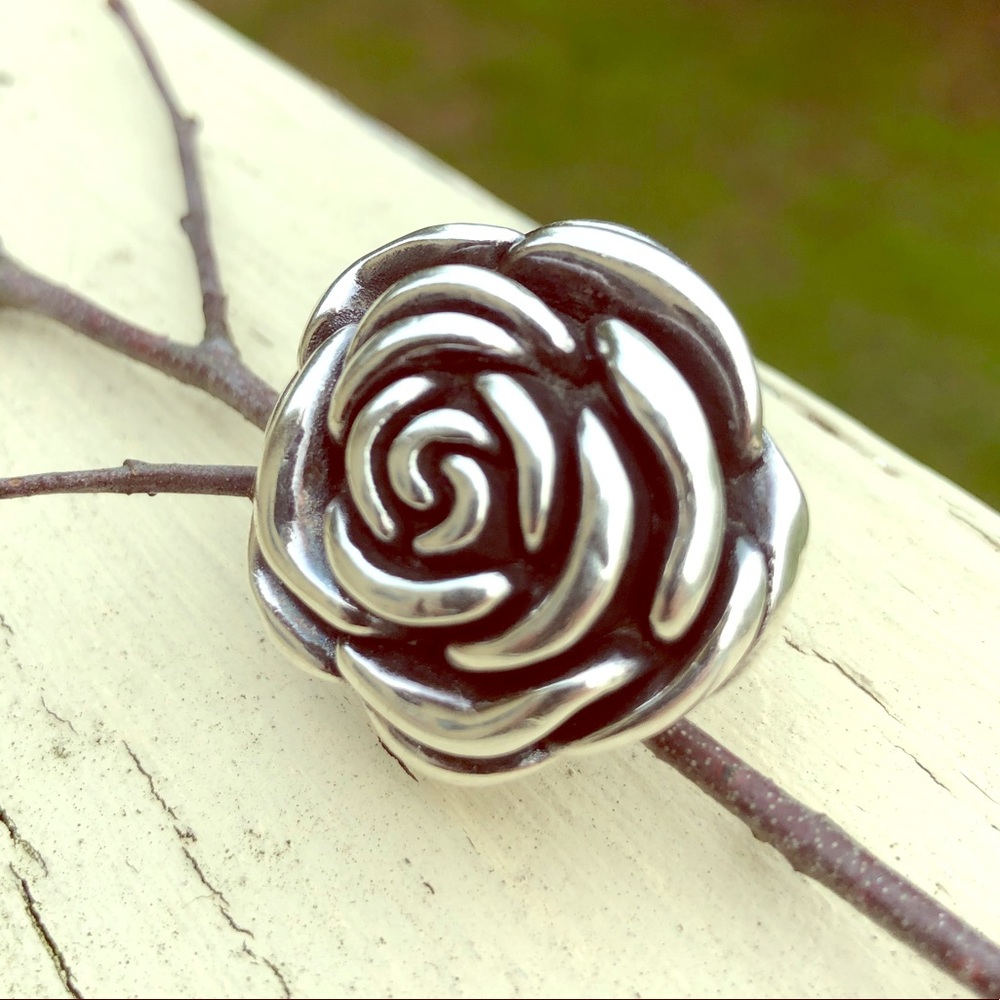 Sterling Silver Flower Ring